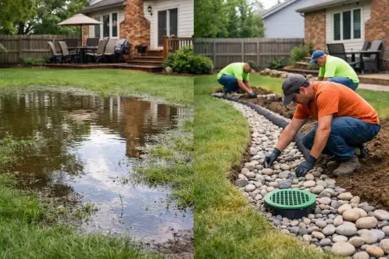 Ponding Meaning - Fix Yard Drainage & Standing Water